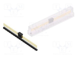 Connector: pin strips; pin header; male; PIN: 34; 2.54mm; SMT; 1x34