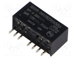 Converter: DC/DC; 1W; Uin: 9÷36V; Uout: 3.3÷17VDC; Iout: 167mA; SIP8