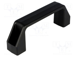 Handle; Mat: technopolymer (PA); black; H: 38mm; L: 109mm; W: 21mm