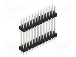 Connector: pin strips; pin header; male; PIN: 24; 2.54mm; THT; 2x12