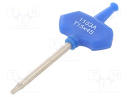 Wrench; Torx®; TX15; Overall len: 84mm; Working part len: 45mm