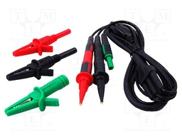 Test lead; Equipment: 3 crocodile clips,test leads