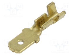 Terminal: flat; 6.3mm; 0.8mm; male; 0.75÷2mm2; crimped; for cable