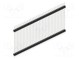 Connector: pin strips; pin header; male; PIN: 35; 2.54mm; THT; 1x35