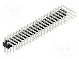 Connector: pin strips; pin header; male; PIN: 42; 2.54mm; THT; 2x21