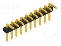 Connector: pin strips; pin header; male; PIN: 10; 2mm; THT; 1x10