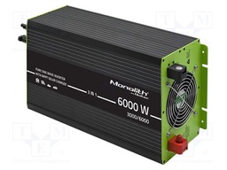 Converter: DC/AC; 3kW; Uout: 230VAC; 12VDC; 225x470x150mm; 87%; MPPT