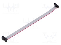 Ribbon cable with IDC connectors; Tape ph: 0.64mm; 123.19mm