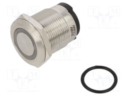 Switch: vandal resistant; Pos: 2; SPST; 10A/24VDC; IP65; OFF-ON