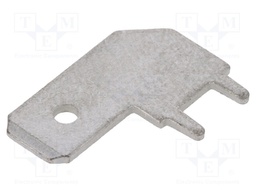 Terminal: flat; 6.3mm; 0.8mm; male; THT; Overall len: 16.2mm