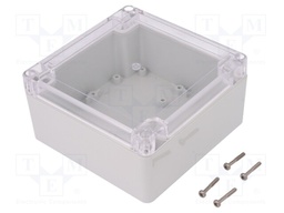 Enclosure: multipurpose; X: 120mm; Y: 120mm; Z: 60mm; ZP; light grey