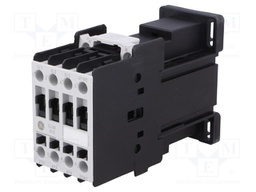 Contactor: 3-pole; NO x3; Auxiliary contacts: NC; 24VDC; 9A; CL