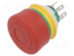 XA; IP65; -25÷60°C; Switch: emergency stop; Contacts: NC + NO