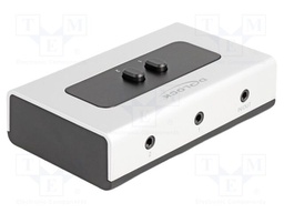 Switch; Out: Jack 3,5mm 3pin socket,Jack 3.5mm 4pin socket x2