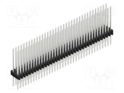Connector: pin strips; pin header; male; PIN: 72; 1.27mm; THT; 2x36