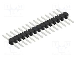Connector: pin strips; pin header; male; PIN: 15; 2.54mm; SMT; 1x15