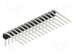 Connector: pin strips; pin header; male; PIN: 15; 2.54mm; THT; 1x15