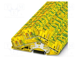 Splice terminal: rail; PTS; PA; L: 45.8mm; terminals: 6; W: 5.2mm