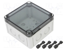 Enclosure: multipurpose; X: 110mm; Y: 110mm; Z: 66mm; TK PC; grey