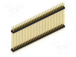 Connector: pin strips; pin header; male; PIN: 68; 2.54mm; THT; 2x34