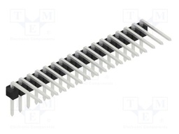 Connector: pin strips; pin header; male; PIN: 17; 2.54mm; THT; 1x17