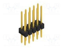 Connector: pin strips; pin header; male; PIN: 10; 2.54mm; THT; 2x5