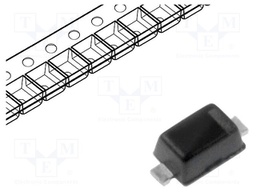 Diode: switching; SMD; 100V; 250mA; 4ns; SOD523; Ufmax: 1.2V; Ifsm: 4A