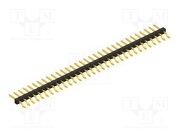 Connector: pin strips; pin header; male; PIN: 32; 2mm; SMT; 1x32