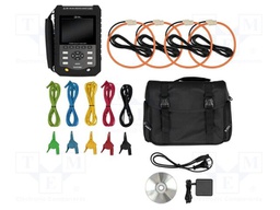 Meter: power quality analyser; LCD TFT 2,6"; Interface: LAN,USB