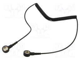 Connection cable; ESD; Application: earthing ESD wristbands; 1MΩ