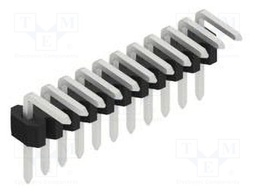 Connector: pin strips; pin header; male; PIN: 11; 1.27mm; THT; 1x11