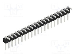 Connector: pin strips; pin header; male; PIN: 20; 2.54mm; THT; 1x20