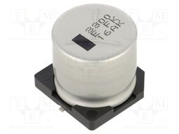 Capacitor: electrolytic; low impedance; SMD; 3300uF; 25VDC; ±20%