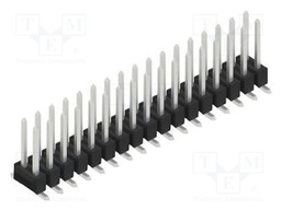 Connector: pin strips; pin header; male; PIN: 34; 2.54mm; SMT; 2x17