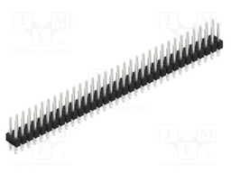 Connector: pin strips; pin header; male; PIN: 66; 2.54mm; THT; 2x33