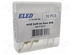 Fuse: fuse; 60A; 58VDC; automotive; 41mm; M5 screw; 41x12x8.24mm