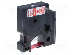 Tape; Width: 12mm; Colour: transparent; Character colour: red; L: 7m