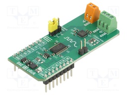Click board; DAC; SPI; AD3541R; prototype board; 3.3VDC,5VDC