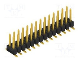 Connector: pin strips; pin header; male; PIN: 28; 2.54mm; SMT; 2x14