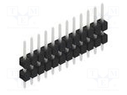 Connector: pin strips; pin header; male; PIN: 12; 2.54mm; THT; 1x12