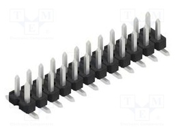 Connector: pin strips; pin header; male; PIN: 24; 2.54mm; SMT; 2x12