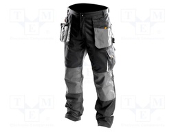 Dungarees; Size: 58,XXL; grey-black; HD; 267g/m2