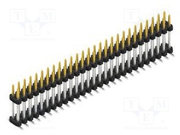 Connector: pin strips; pin header; male; PIN: 54; 2mm; SMT; 2x27