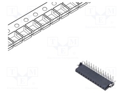 Connector: PCB to PCB; female; PIN: 12; 2.54mm; -55÷125°C; 19A; THT