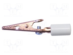 Crocodile clip; 10A; Grip capac: max.7.9mm; Overall len: 58mm