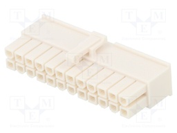 Plug; wire-wire/PCB; female; Mini-Fit Jr; 4.2mm; PIN: 24; for cable