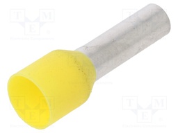 TERMINAL, FERRULE, 12 X 3.5MM, YELLOW