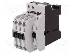 Contactor: 3-pole; NO x3; 24VDC; 16A; DIN,panel; CI 15; -40÷80°C