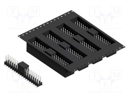 Connector: pin strips; pin header; male; PIN: 36; 2.54mm; SMT; 2x18