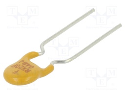 Fuse: PTC polymer; 200mA; Imax: 40A; THT; reel,tape